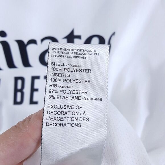 Puma ACM Mens Large White AC Milan Emirates Fly Better Soccer Futbol Jersey $140 - Picture 10 of 13